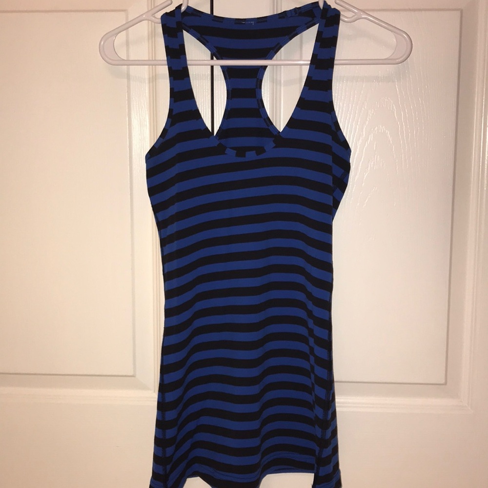 Lululemon striped racerback tank